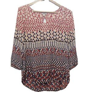 Lucky Brand Peasant Blouse